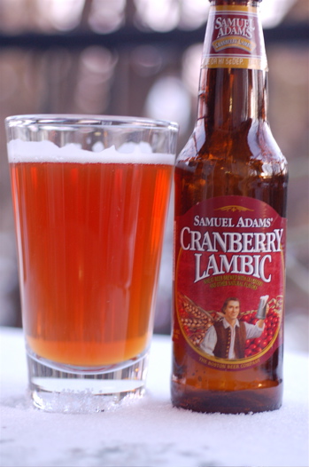 sam adams beer glass. Samuel Adams Cranberry Lambic